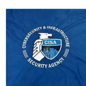 Cybersecurity and Infrastructure Security Agency (CISA) - Sewn Flag Close Up