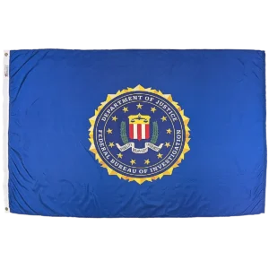Federal Bureau of Investigation (FBI) - Printed Flag
