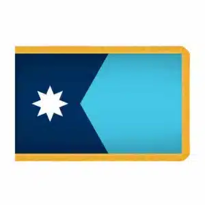 Minnesota Flag Fringe Finish
