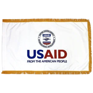 U.S. Agency for International Development (USAID) - Sewn Flag