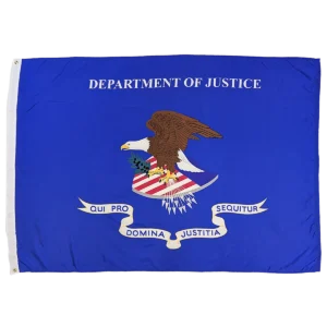U.S. Department of Justice (DOJ) - Printed Flag